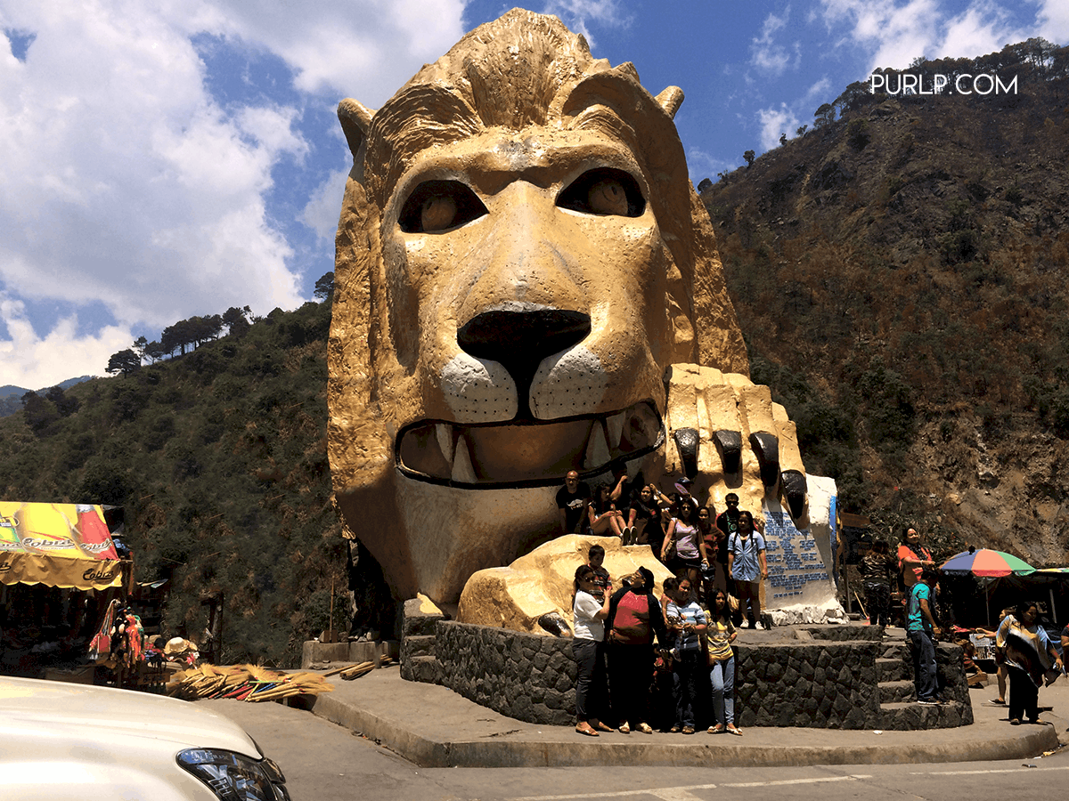 The Lions Head is a statue along Kennon Road