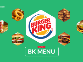 Burger King Menu with Price Philippines